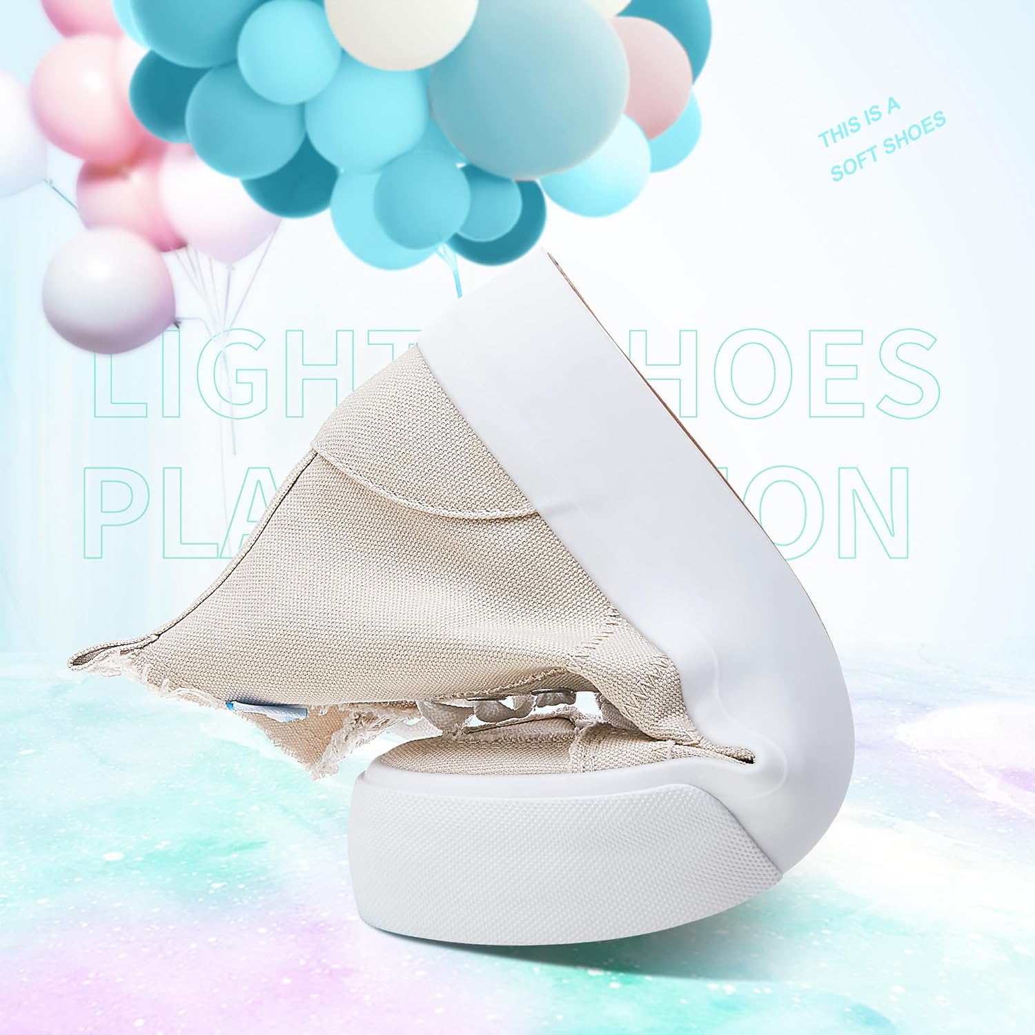 Obtaom High Top Platform Sneakers Women Mid Calf Play Canvas Shoes Washed Platform Skate Skateboard Shoe Casual Canvas Fashion Sneakers - Image 5