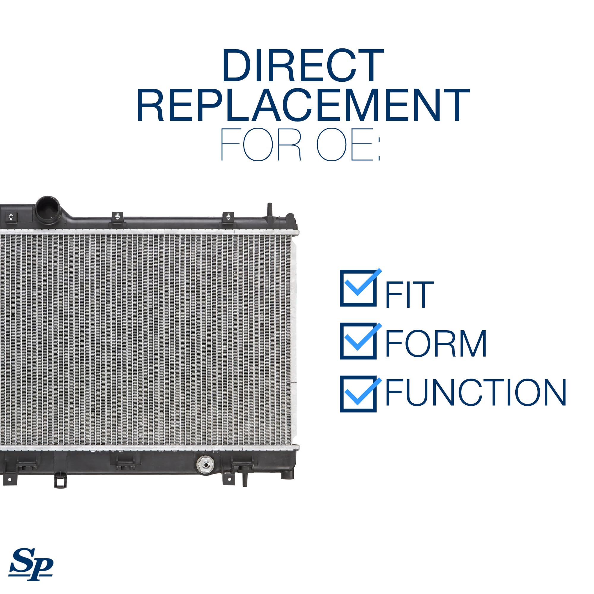 Kac Radiator 2005-2014 Legacy Outback Radiator KAC Radiador Compatible Con Outback ...