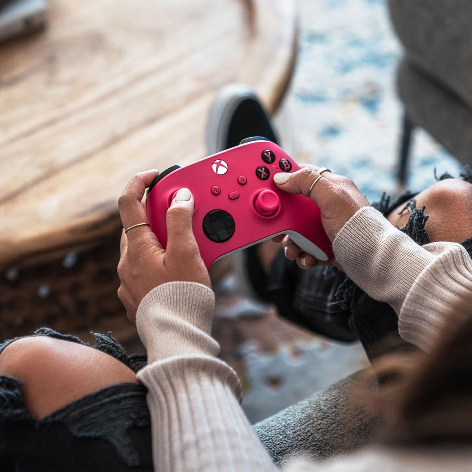 Microsoft Controller for Series X / S, & Xbox One (Latest Model) - Deep Pink (Renewed) 9 81YXDdzipEL. SL1500