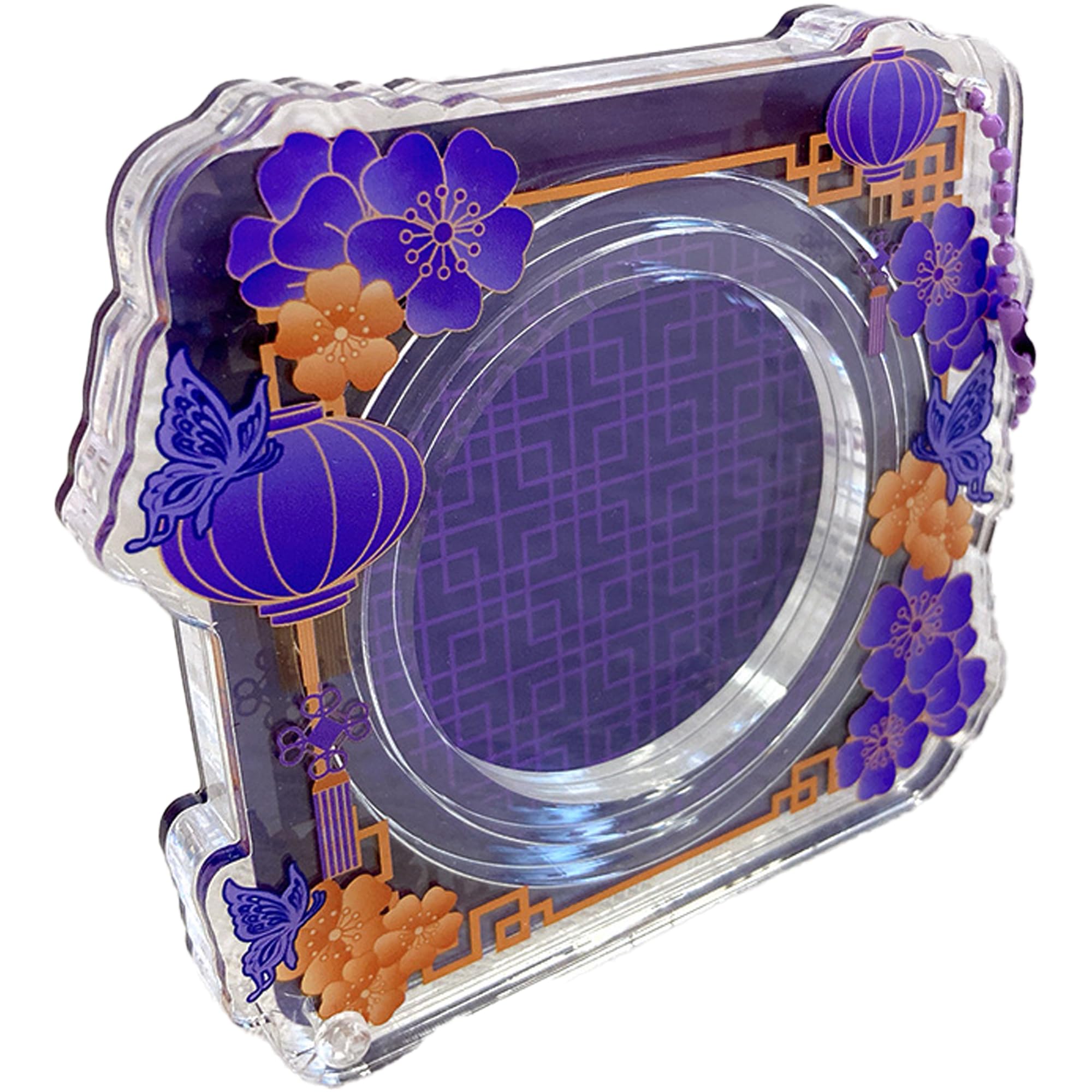 Amazon | アクリル缶バッジケース【中華】缶バッジ収納 ディスプレイ