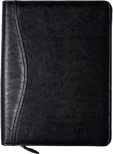 Miniatura 1 de Planner Pad Cubierta de tamaño ejecutivo encuadernada en espiral, se adapta a páginas de planificador de tamaño de 8 12 x 11 pulgadas, piel