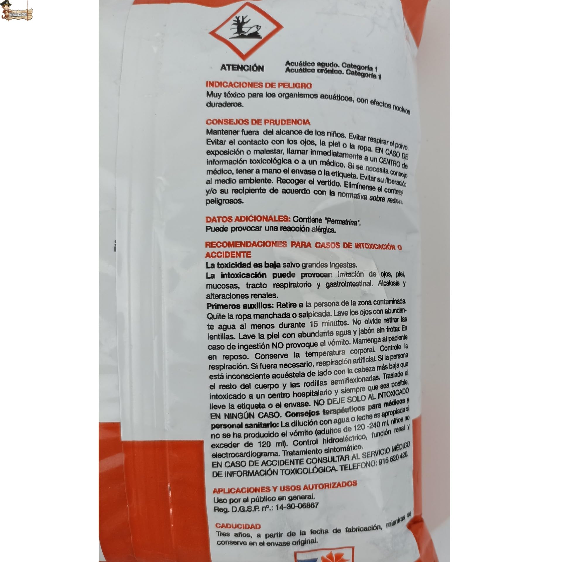 BricoLoco.com Insecticida Suelo en Polvo contra Insectos Rastreros por Contacto e ingestión. ¡¡¡Pack 3 KGS. (3x1kg.)!!! Piretroide. Exterior e Interior. Hormigas, cucarachas, pulgas, garrapatas (3)