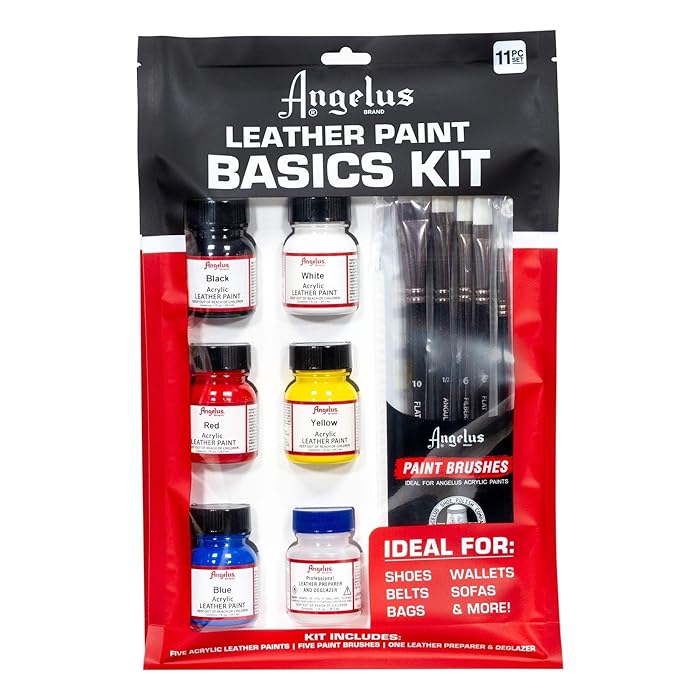 Buy Angelus Leather Paint Kit, Basic Online at desertcart South Africa
