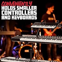 Vista 2 de Gator Frameworks Complemento de tercer nivel para soporte de teclado estilo X, capacidad de peso de 60 libras (GFW-KEY-5100XT)