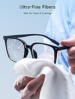 Vista 6 de JSAUX Paquete de 50 paños de limpieza desechables de microfibra (6 x 6 pulgadas), paño de limpieza de lentes, paño limpiador de vidrios – Seguro