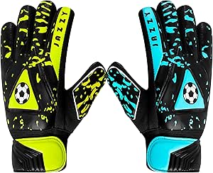 ZABZ Goalkeeper Gloves Non-slip Latex Material Soccer Goalie Football