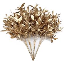 CATTREE Artificial Gold Plants, 4 Pack
