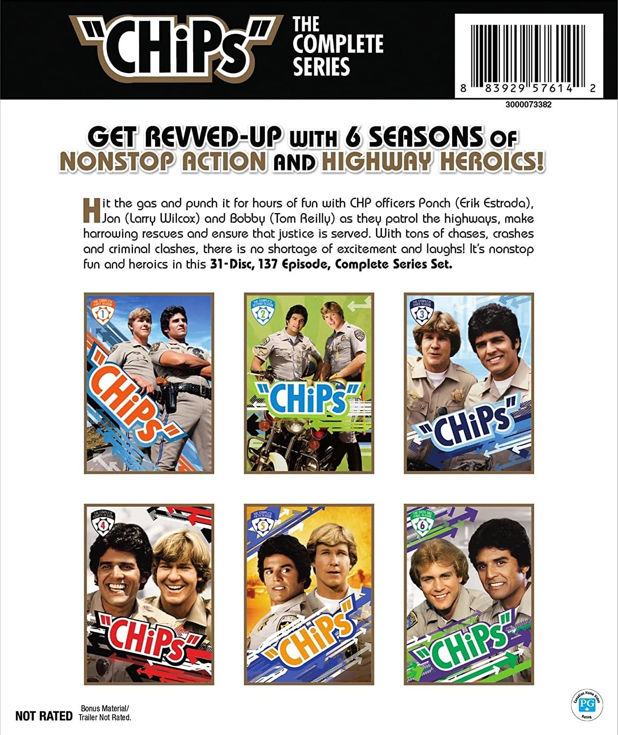 CHiPs: The Complete Series Collection - Seasons 1 - 6 (DVD) [Region 1]