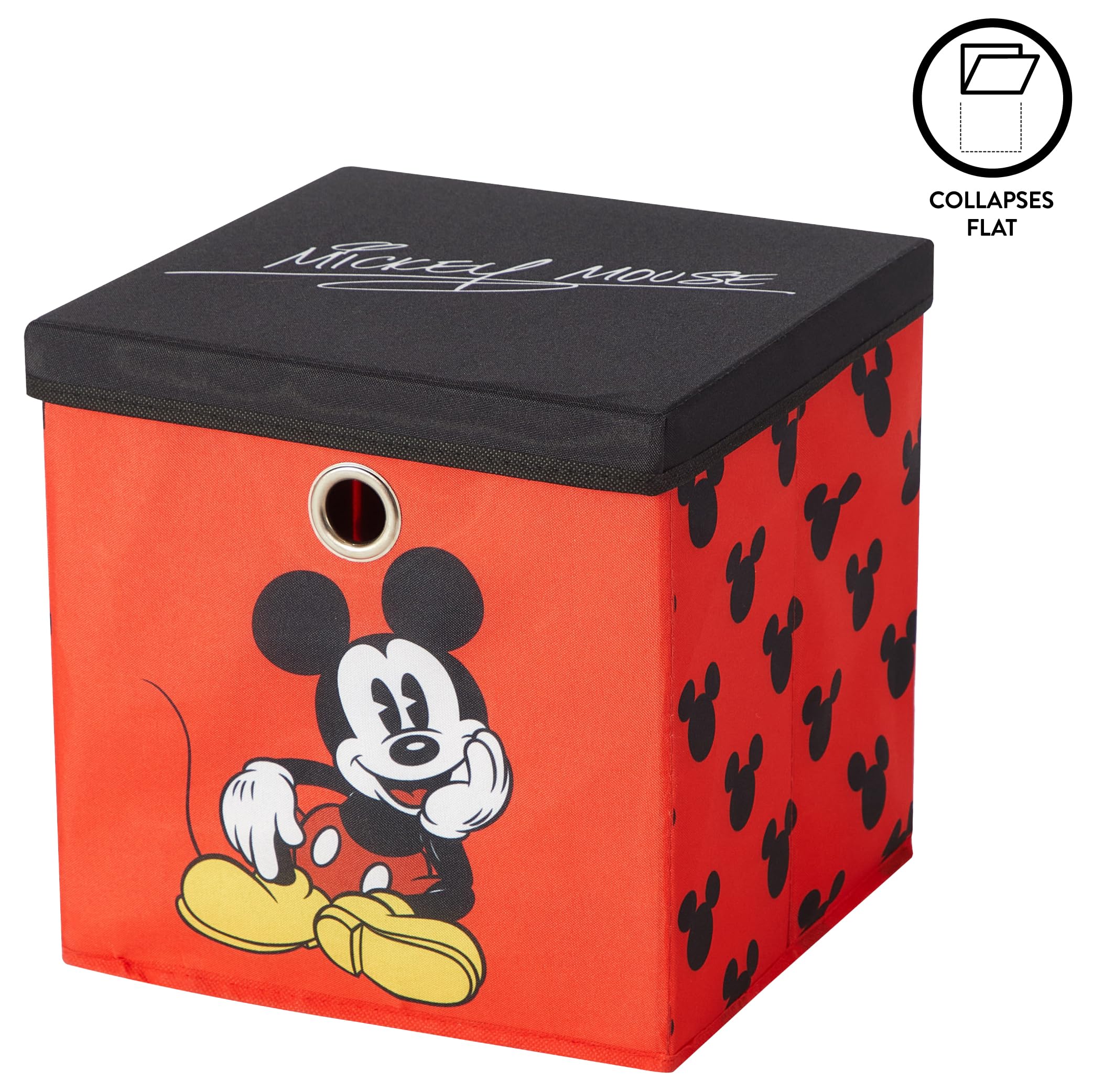 Amazon.com: Idea Nuova Disney Mickey Mouse Collapsible Fabric
