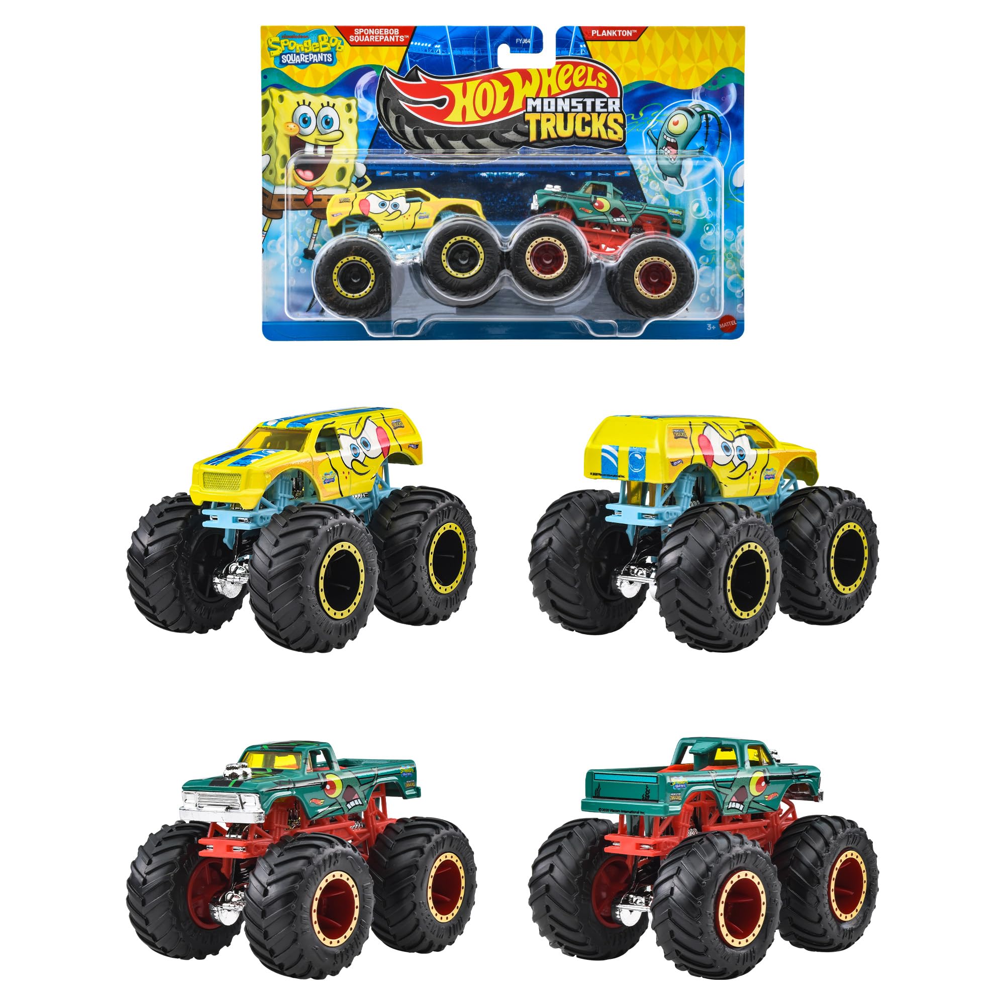 Amazon | ホットウィール(Hot Wheels) モンスタートラック 1:64 2