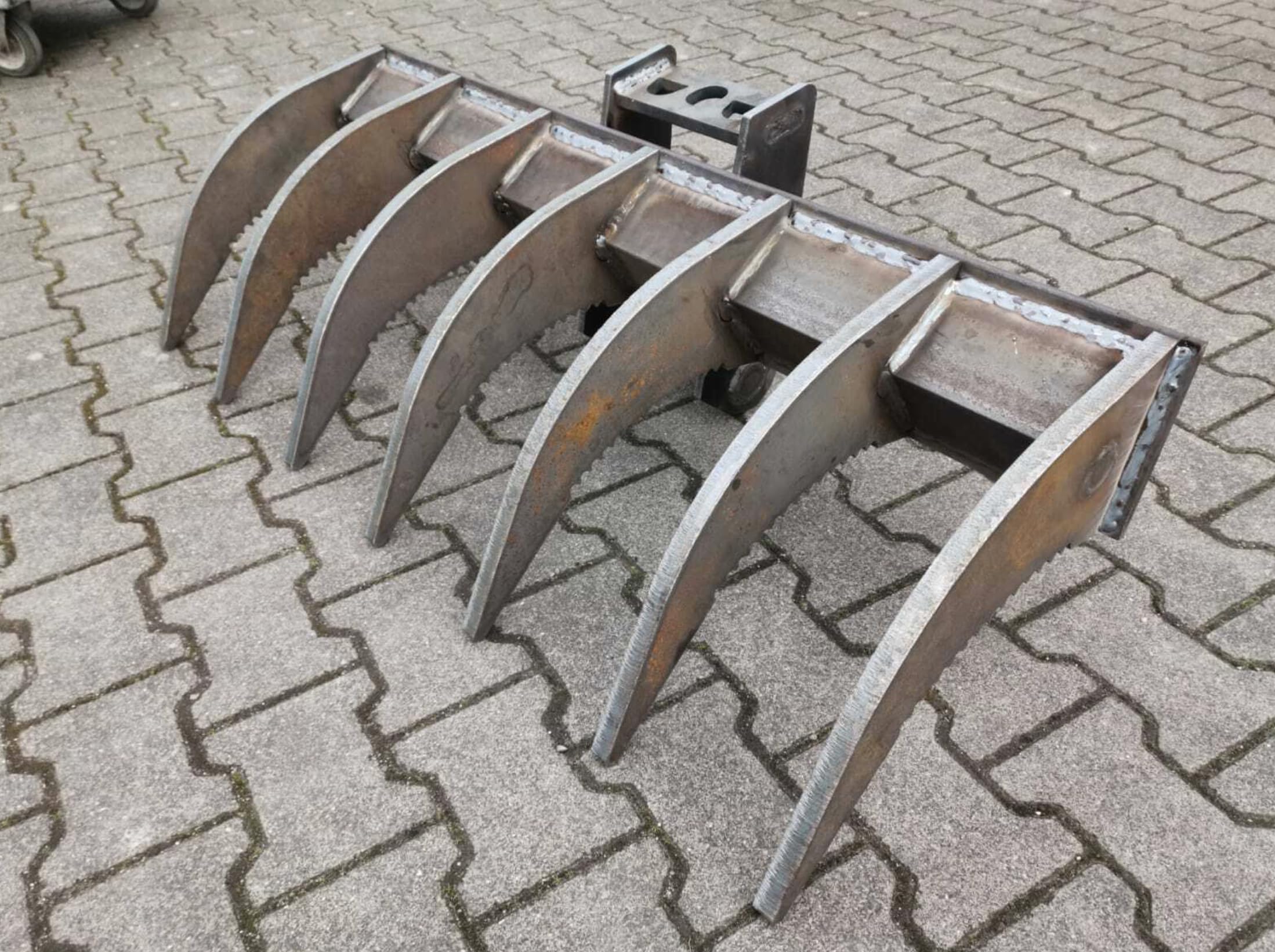 Roderechen MS01 MS03 - Dientes de 40 a 120 cm HB500 sin soldar, 1200 mm, MS01