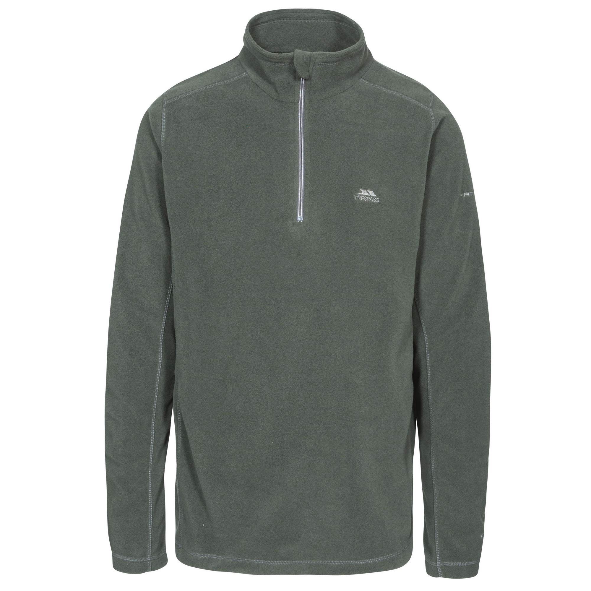 Trespass Maringa, Olive, XXS, Ultralight Microfleece 130gsm for Men, XX-Small / 2X-Small / 2XS, Green