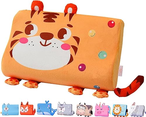 Almohada para niños pequeños para dormir. Almohada suave y pequeña de espuma viscoelástica transpirable para cama infantil. Funda de almohada disponible en Yaxa Peru