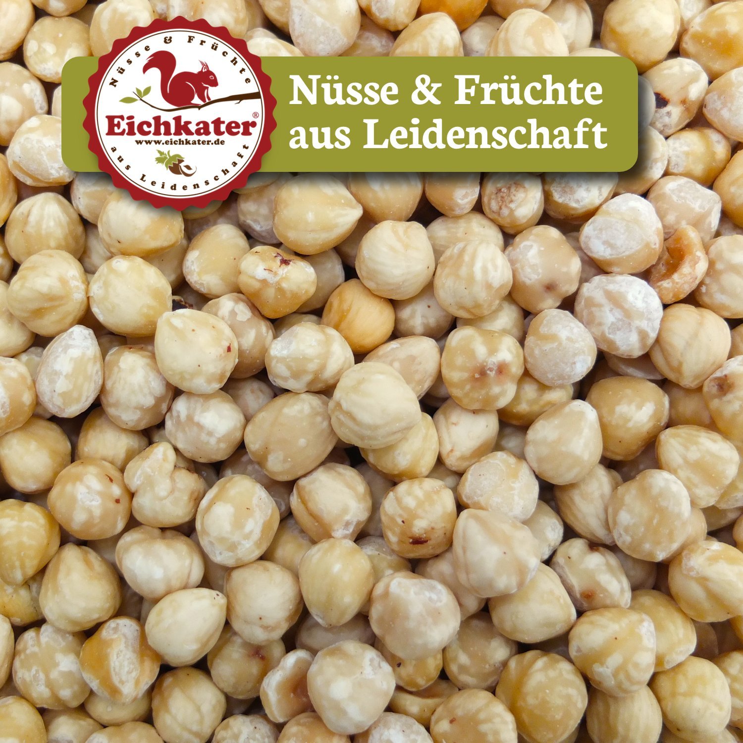 Eichkater Haselnüsse roh ohne Haut 1er-Pack (1x1000g)