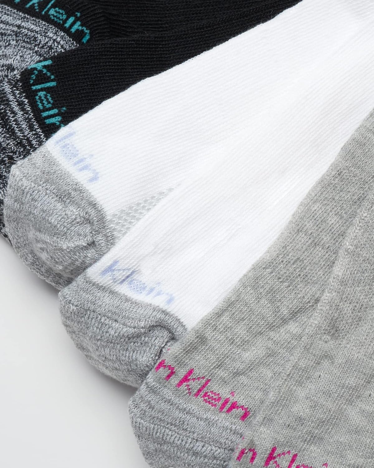 Calvin Klein Womens Quarter Socks - 12 Pack Breathable Cushioned Athletic Ankle Socks for Women for Running and Workout - Image 4