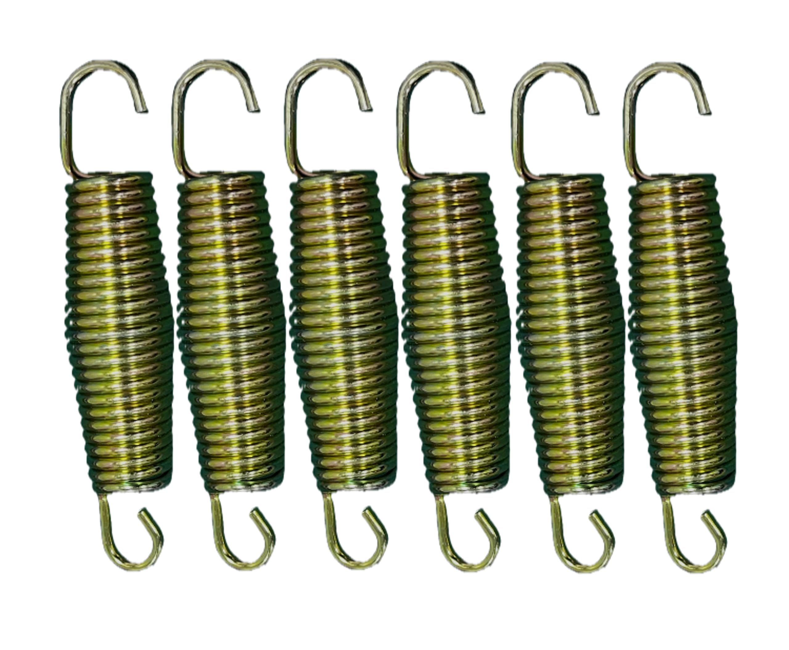 REVITALZ Trampoline Spring, 4 Inches (6EA), Connects Trampoline Mat to The Frame, High Performance Heavy-Duty Bouncinh Spring.