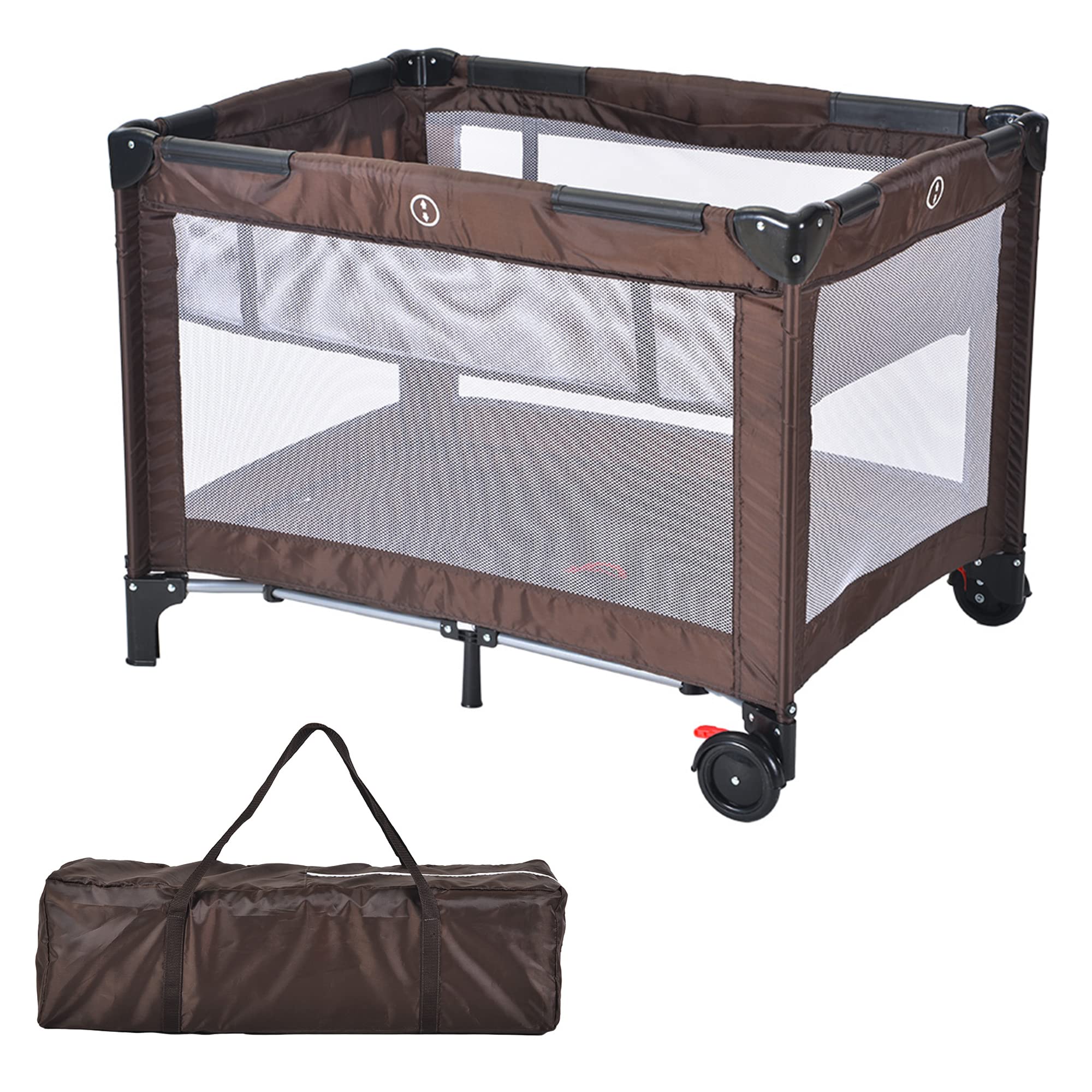 Amazon.co.jp: Kennkari ベビーベッド ベビーサークル 折りたたみ  