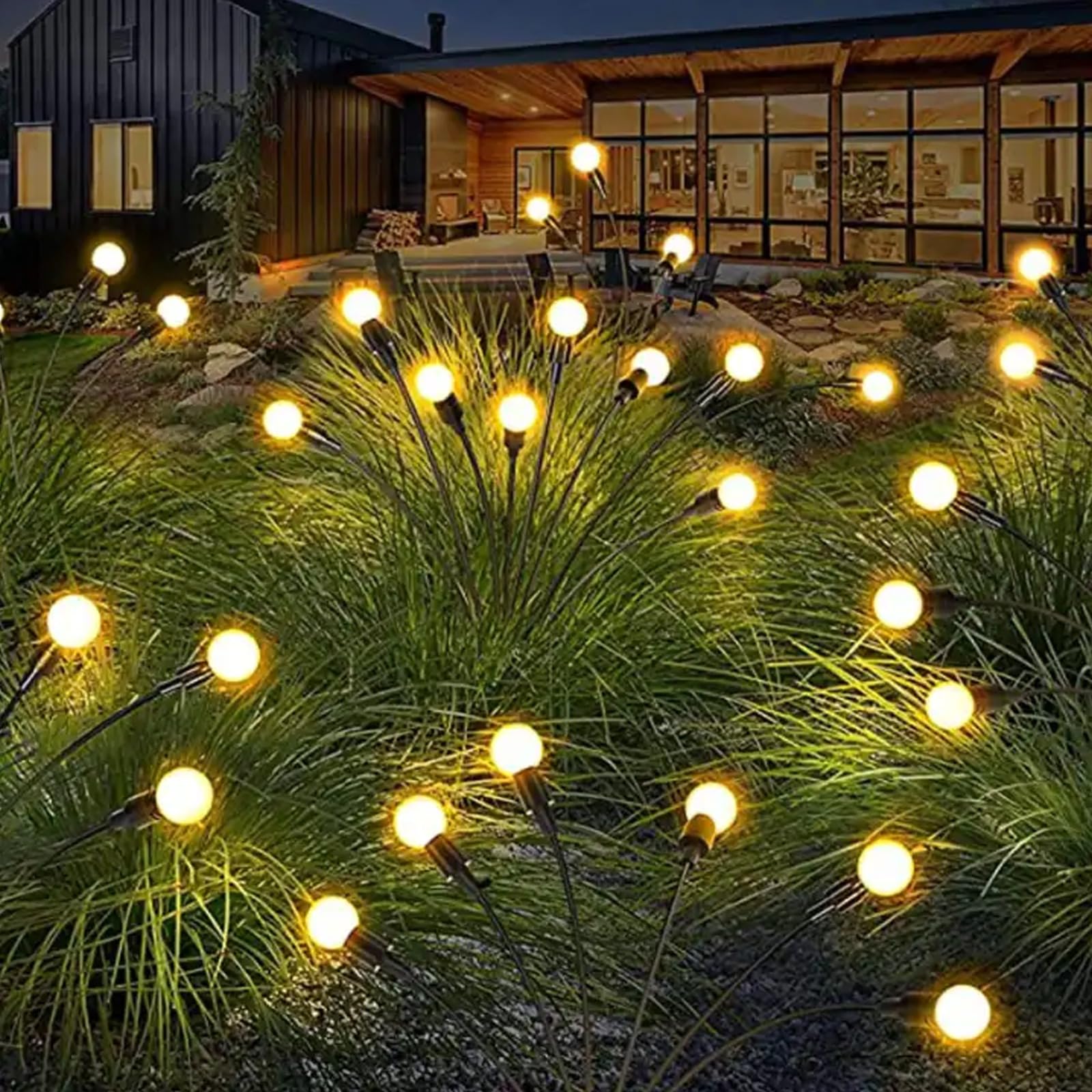 COTTONTEE Solar Lights | 8 LED | Starburst Swaying Solar Garden Light, Warm Garden Light | Outdoor Decoration | Waterproof Lights for Pots, Balcon(Warm White) (Pack of 16) (B0CKW95RR4) Amazon Price History, Amazon Price Tracker