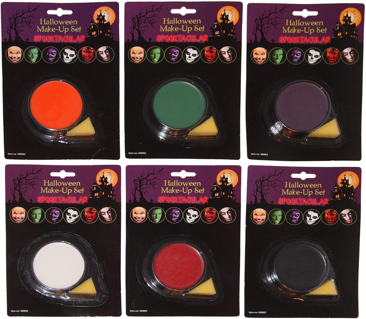 Green Face Paint Base Make Up With Applicator Amazon.co.uk Toys & Games