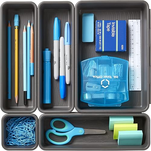 Miniatura 4 de Copco Basics - Juego de cubos entrelazados, 8 piezas, gris carbón