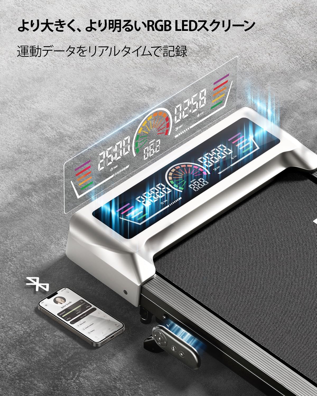 Amazon | ルームランナー 0%-5%-10%マニュアル傾斜 時速1~10km 3.0HP