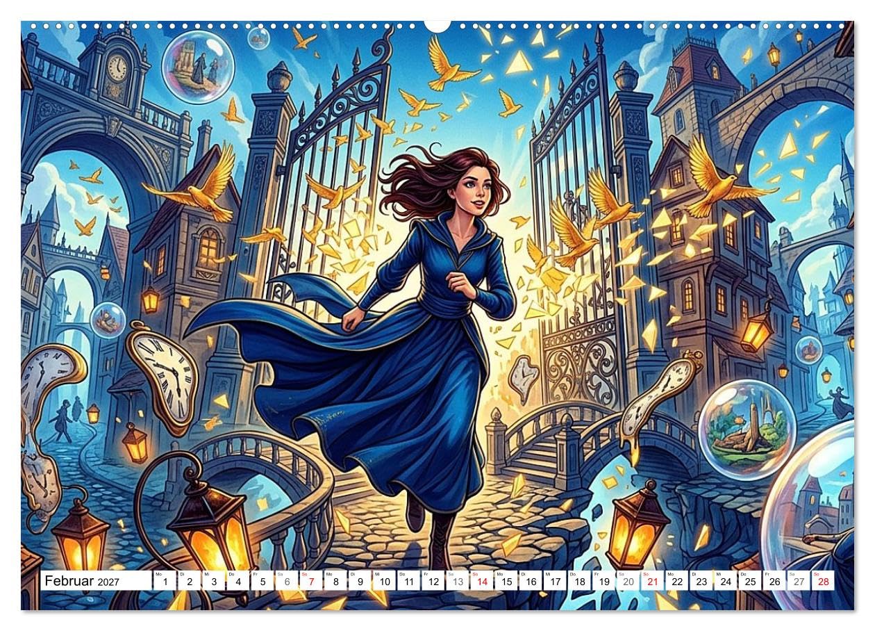 Was das Leben fühlt (Wandkalender 2027 DIN A2 quer), CALVENDO Monatskalender: Eine Reise durch die großen Gefühle (CALVENDO Kunst)