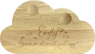 You're An All Round Good Egg Cloud Shaped Eggy Soldiers Board Personalised Gift