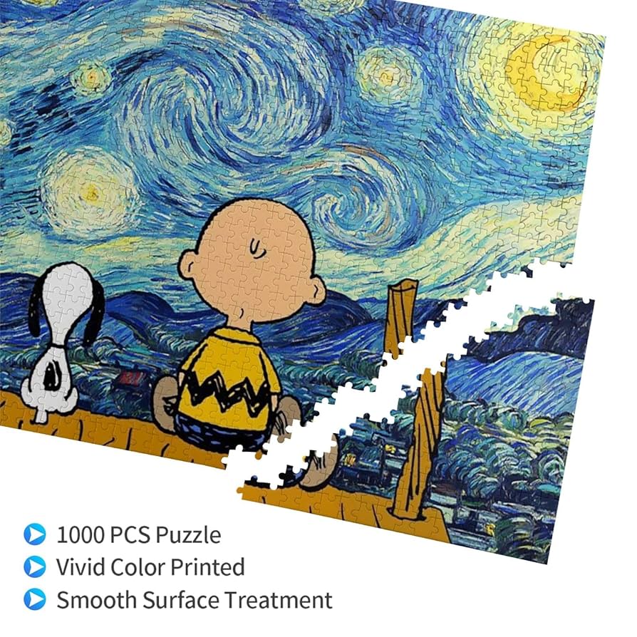 Amazon.co.jp: ジグソーパズル ピーナッツ スヌーピー ゴッホ