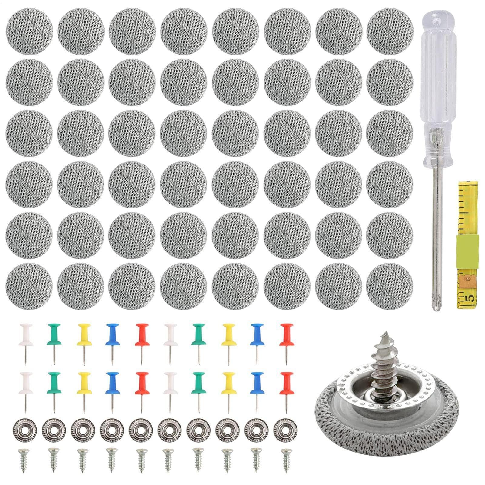 Kit Riparazione Cielo Auto,Bottoni Rivetti per Auto | Fibbia Fissaggio Con Strumento Installazione Per Furgone Tetto Apribile