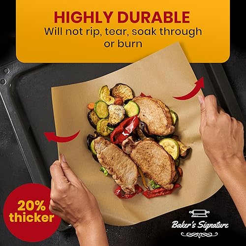 125 Pcs 9x13 Inch Parchment Paper Sheets - Thumbnail 3