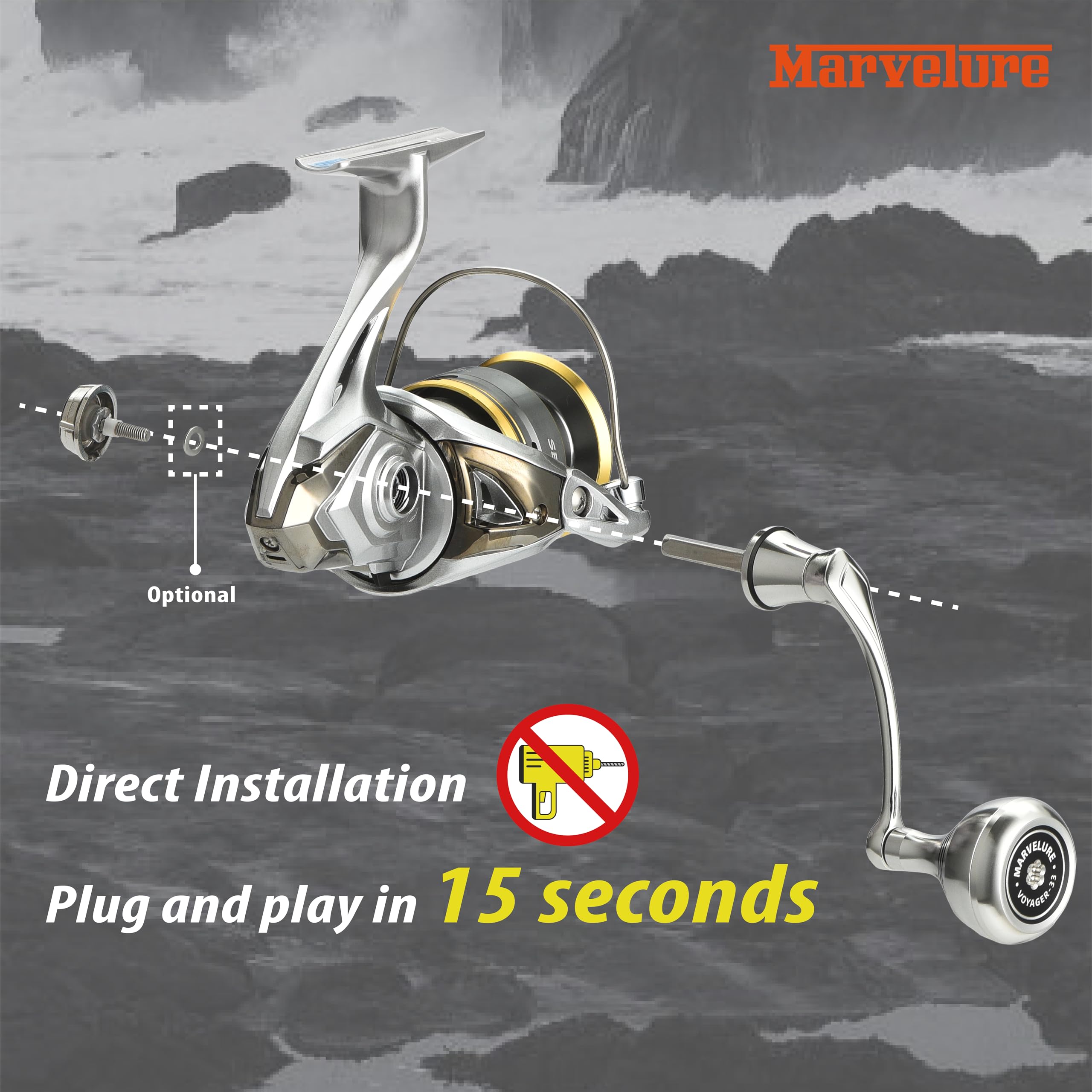 Amazon.com: MARVELURE Locked-Type Power Handle (Square Shaft