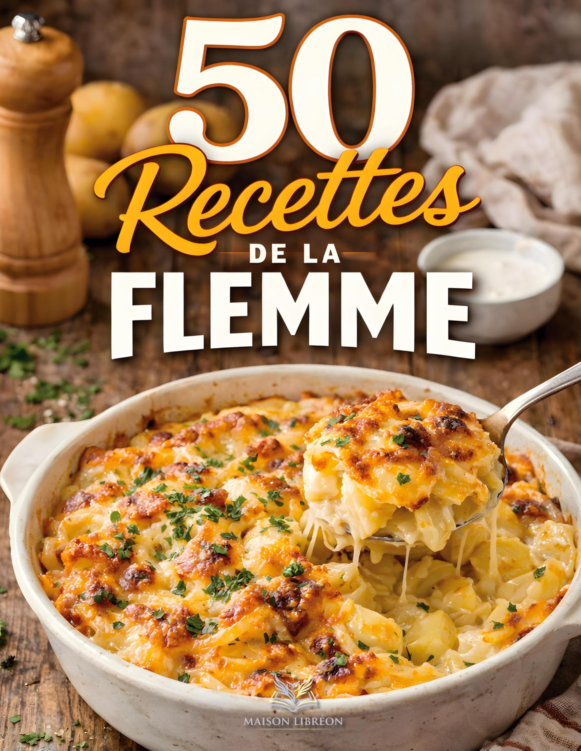 50 recettes de la flemme: Cuisine facile pour débutant: des repas express, économiques et savoureux, Idées de repas simples faciles et pas chers