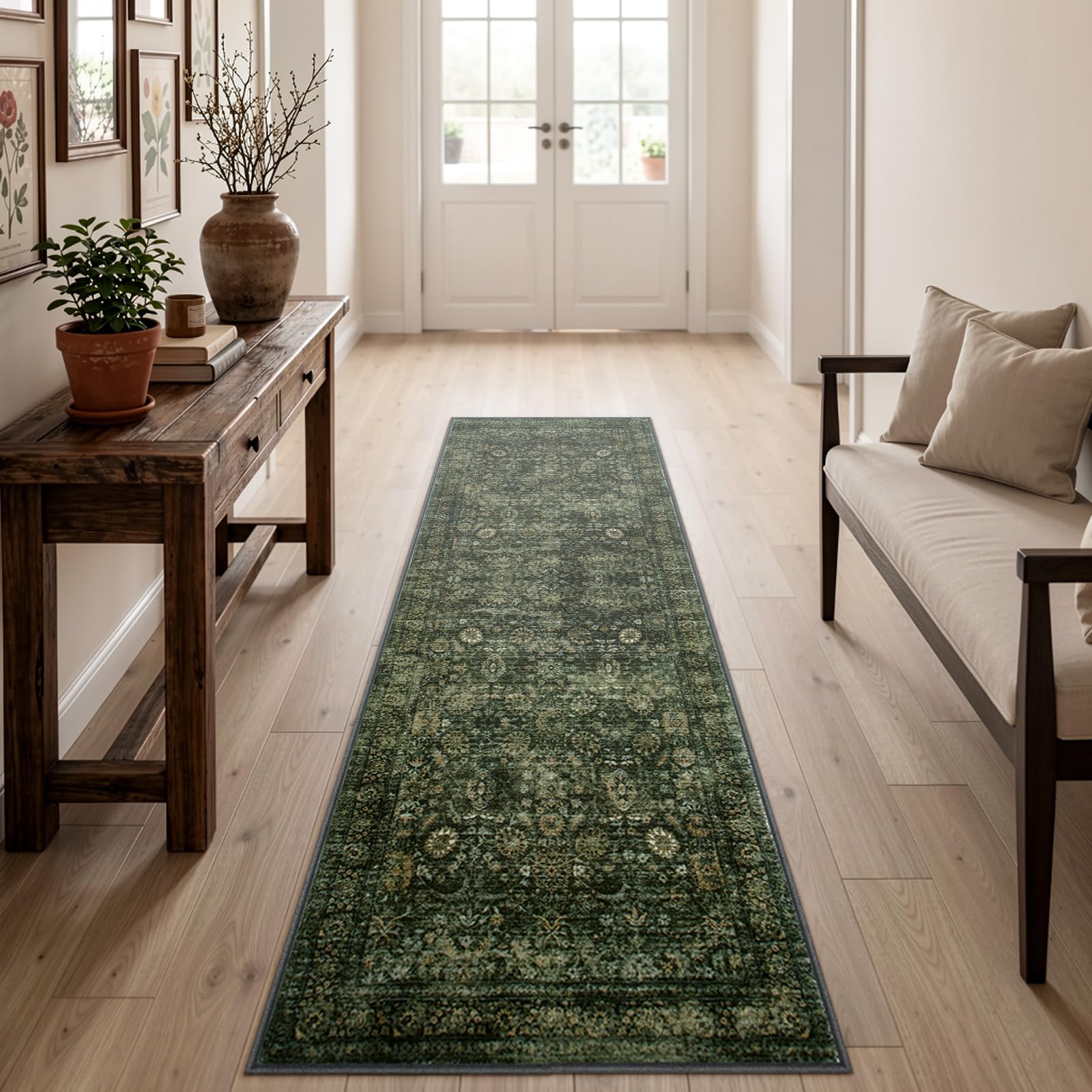 Morebes 2x6 Vintage Washable Kitchen Runner