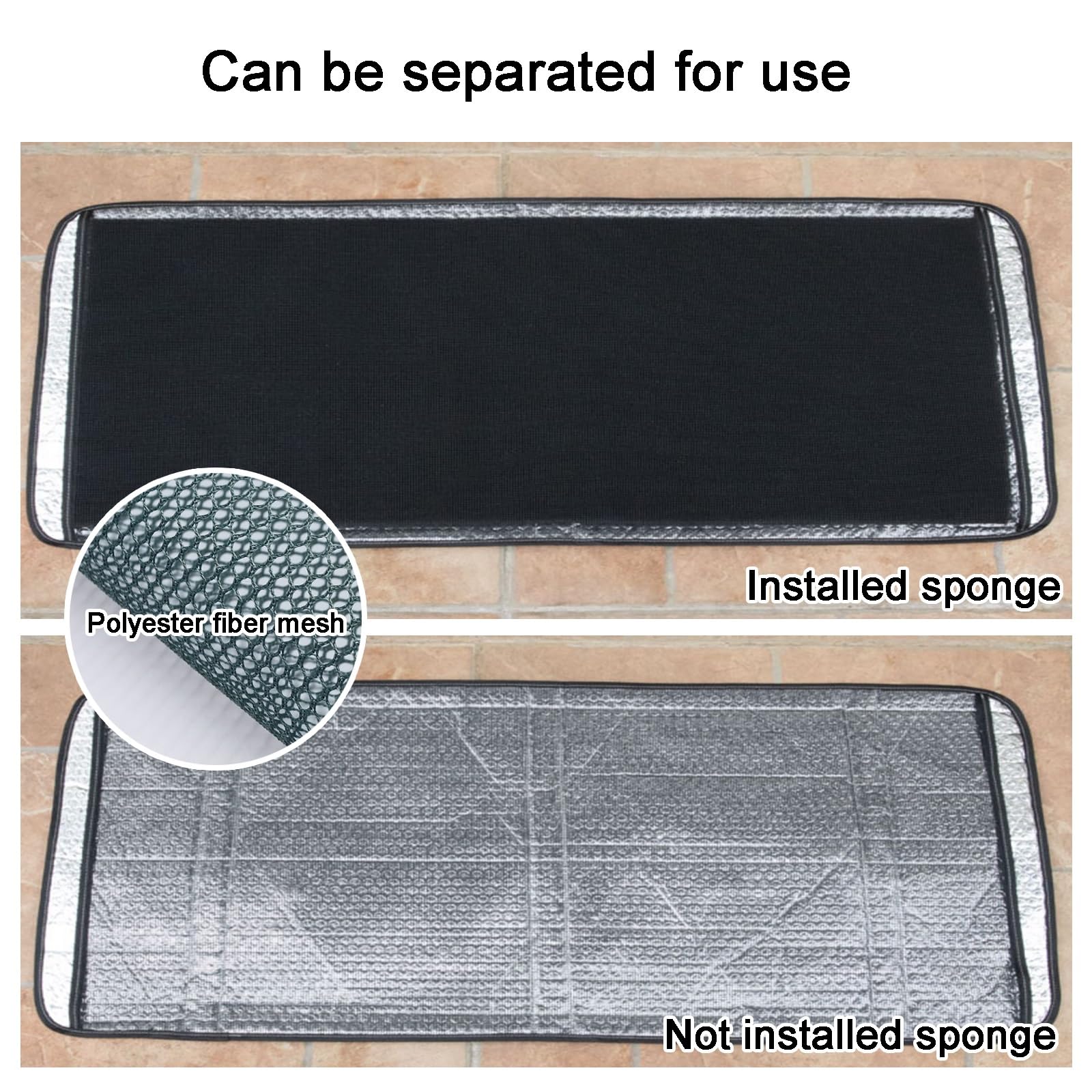 Copri Condizionatore da Esterno, Magnetica Copri Climatizzatore Esterno, Copertura Pompa di Calore Antirumore Resistente d'Aria per Tutte Le Condizioni Atmosferiche(Gray,102x50cm/40x20in)
