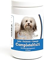 Vista 279 de Healthy Breeds Schnauzer miniatura todo en uno multivitamínico suave masticable 90