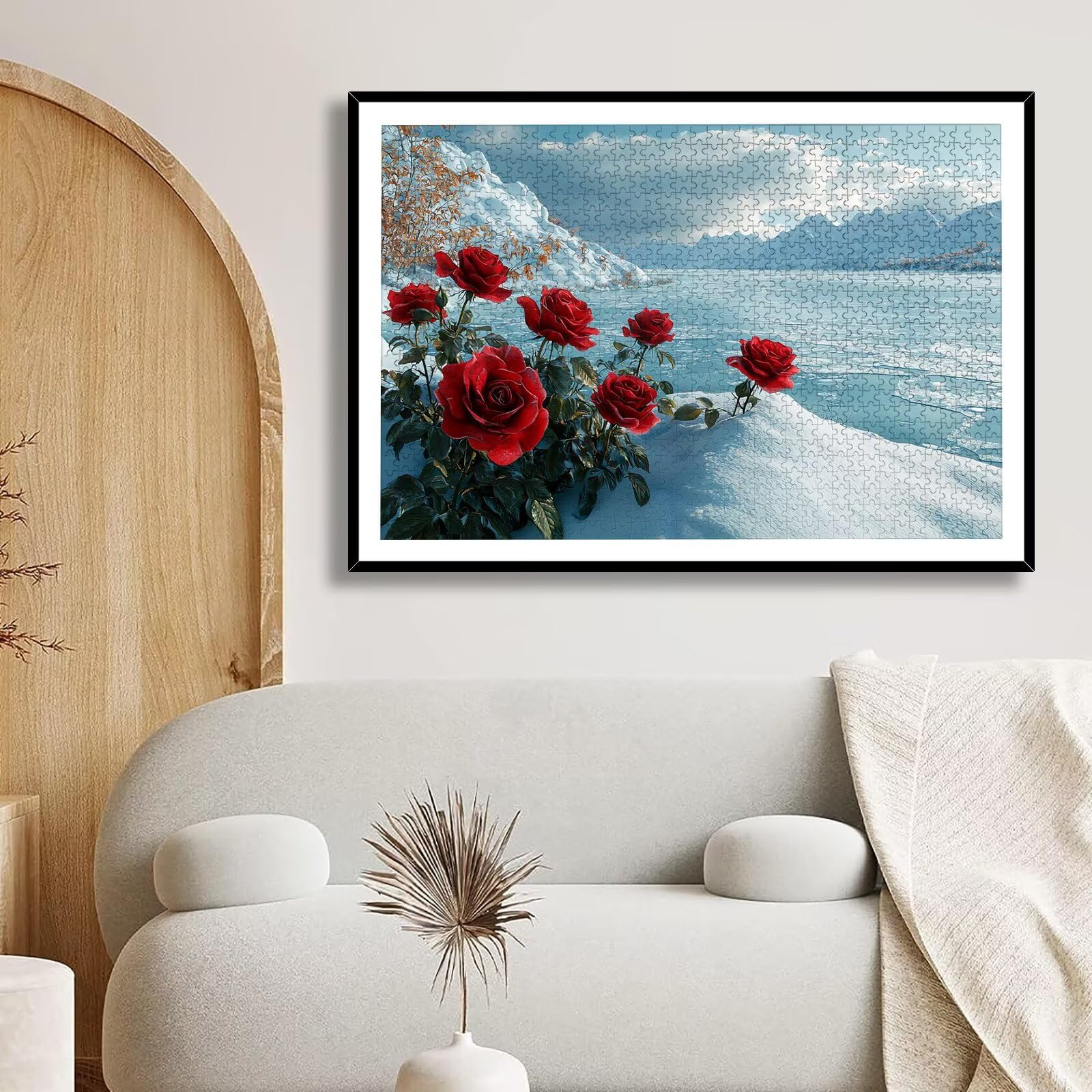Puzzle 3000 Pezzi Paesaggio, Puzzle Fiore 3000 Pezzi Arte per Adulti e Bambini, Misura: 122x81 cm, Puzzles Legno per Adulti con Squisita Scatola di Imballaggio, Idea Regalo Donna, Regalo Uomo, -9131