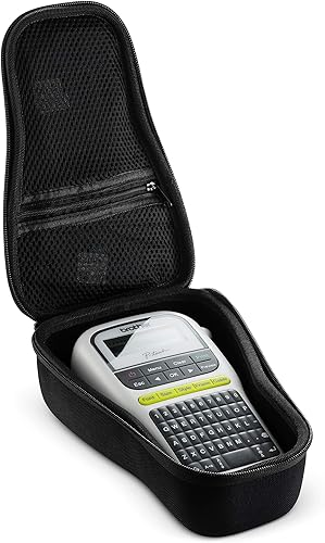 caseling Estuche rígido compatible con la etiquetadora Brother P-Touch PTH110 Easy Portable (sólo la carcasa)