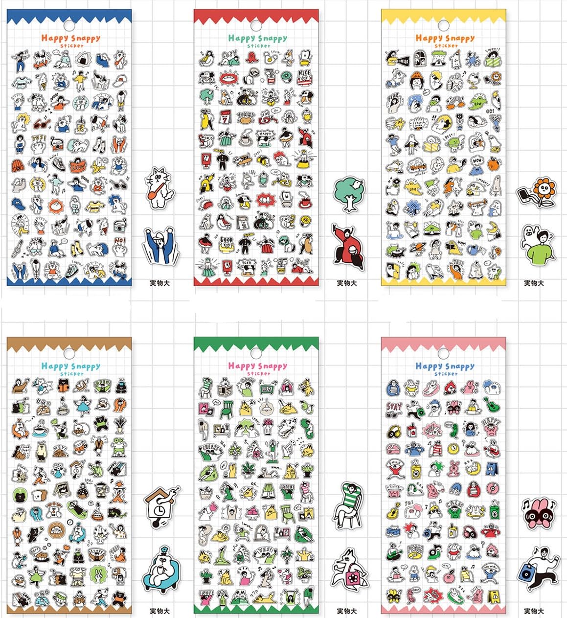 メキハピ  ステッカー 閲覧用 Amazon | シール ハッピースナッピーステッカー