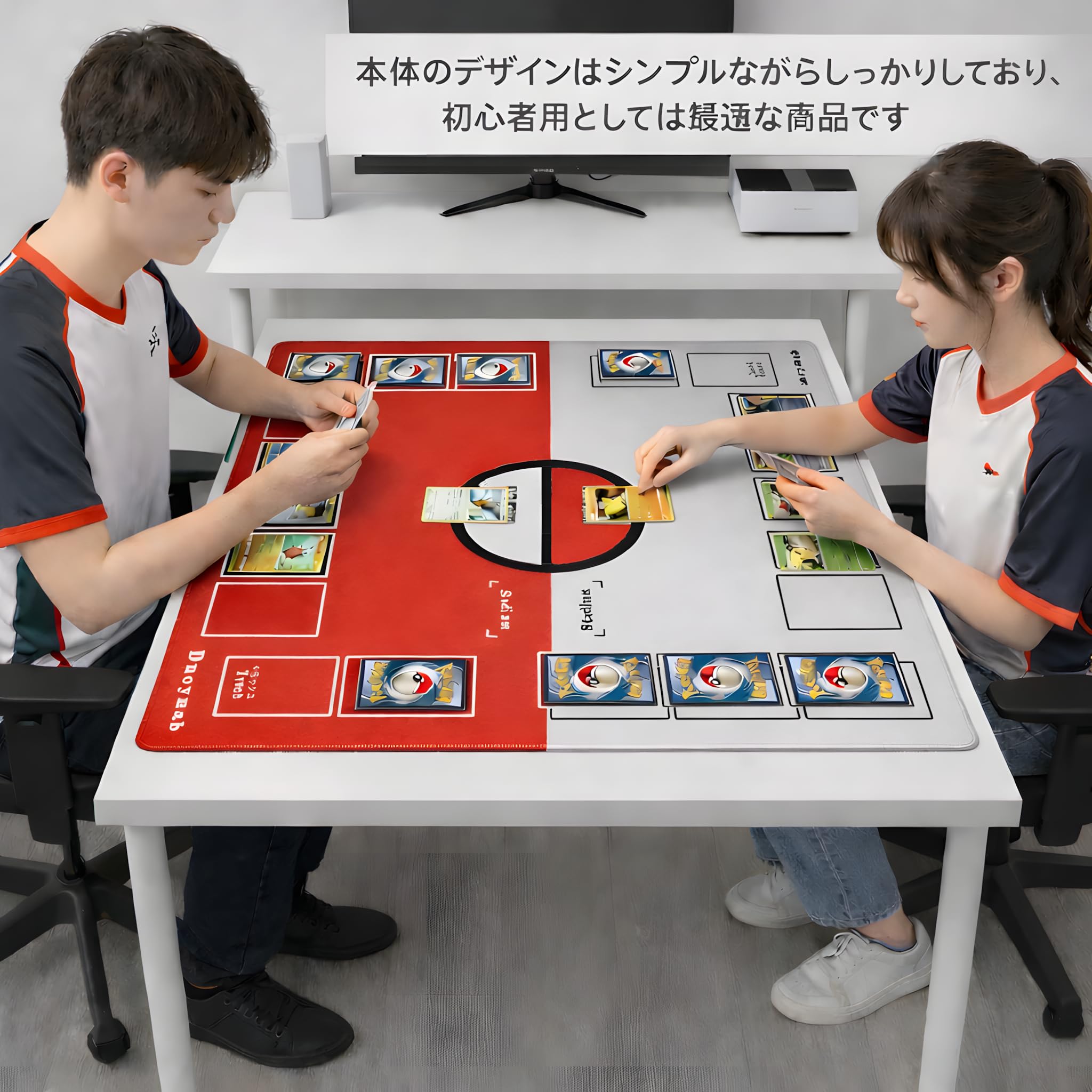 Amazon | Dnoymabフルサイズ プレイマット 60×60cm 全面縫製 ラバー