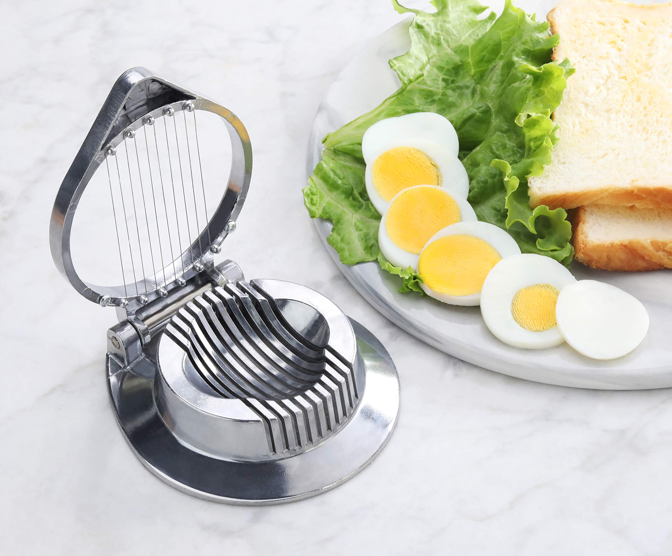 New Star 36459 Commercial grade cast aluminum Egg affettatrice
