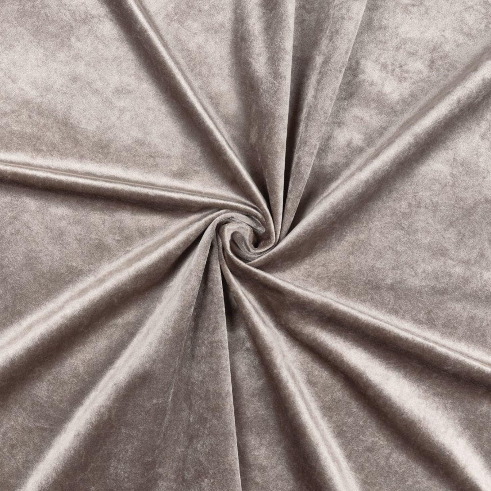 Exclusive Home Paire de Rideaux en Velours épais filtrant la lumière avec Pattes cachées 132,1 x 243,8 cm Taupe