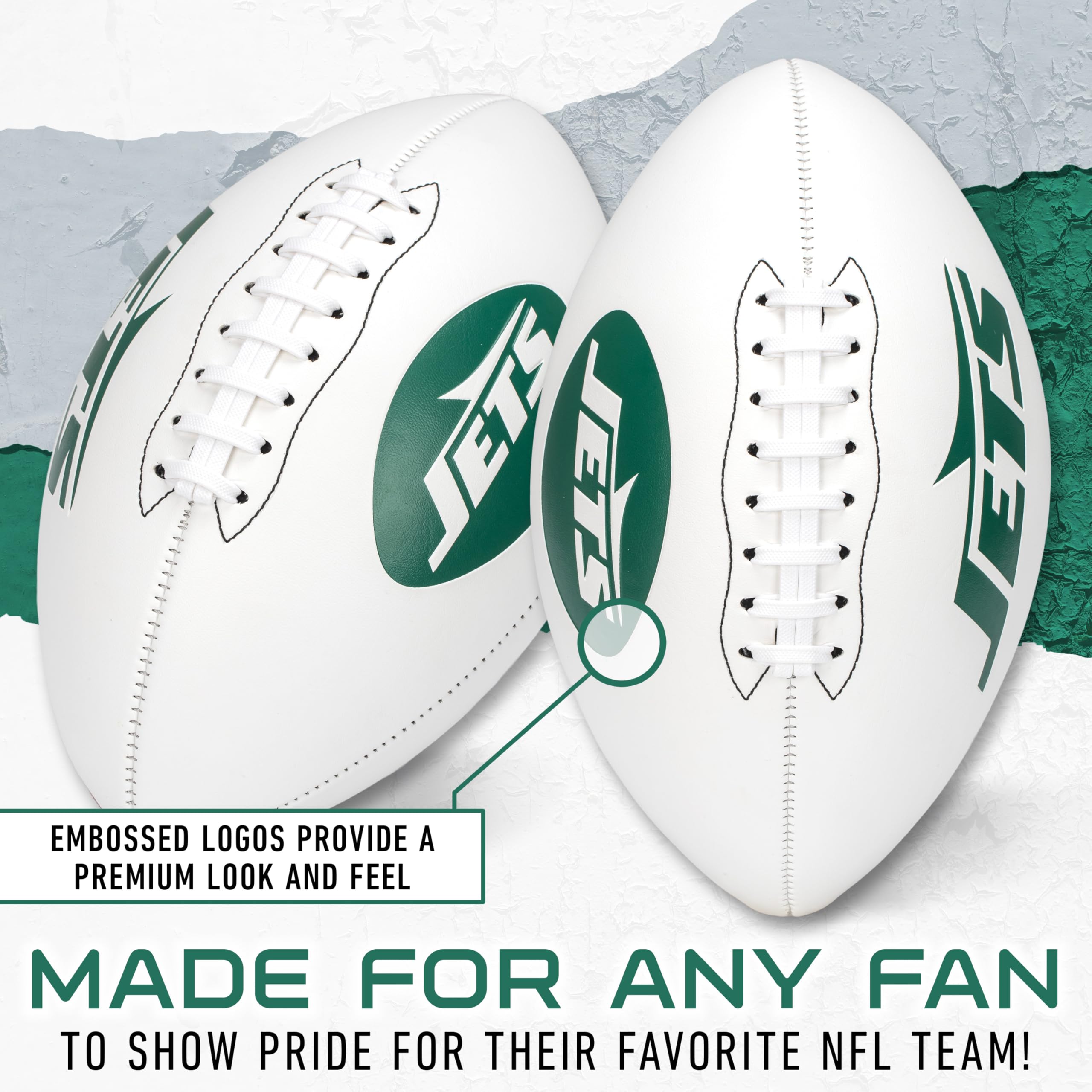 Amazon.com : Franklin Sports NFL New York Jets Autograph Football