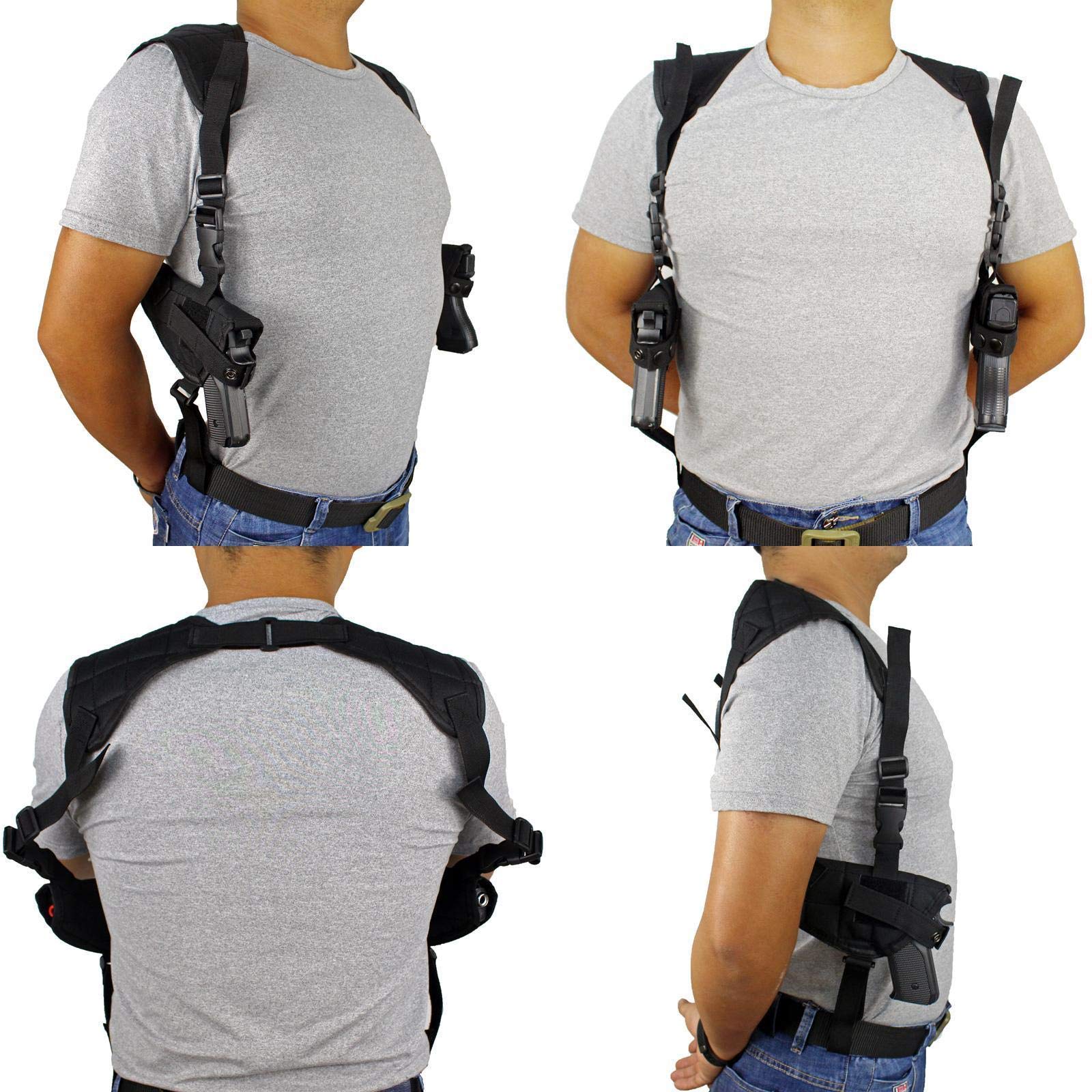 Holster Tactique Niveau 2 Pour Ceinture - Palette Droite, Compatible Glock 17/19/22/23/31/32, Pour Tir Ou Autodéfense - 9