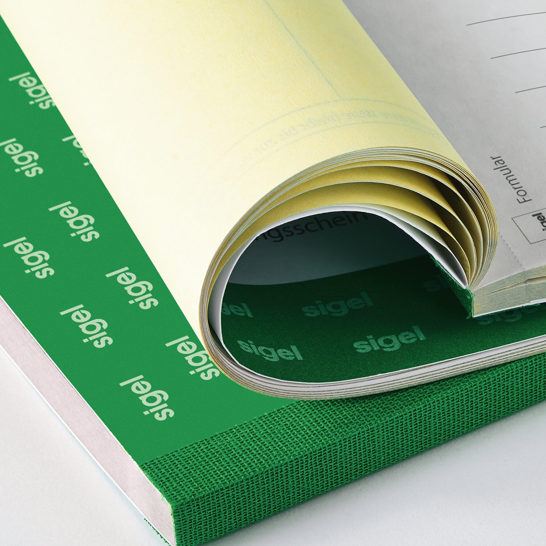 Sigel BO116 biglietto libro 1000 sztuk żółty niebieski format A4 2x50 arkuszy