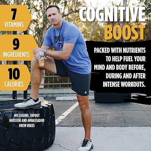 Miniatura 5 de Tapout Energy Sparkling Peach Mango - Lata de 12 onzas, paquete de 1