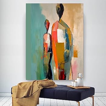 Amazon.com: Yahedoba Original abstract backhand oil painting by