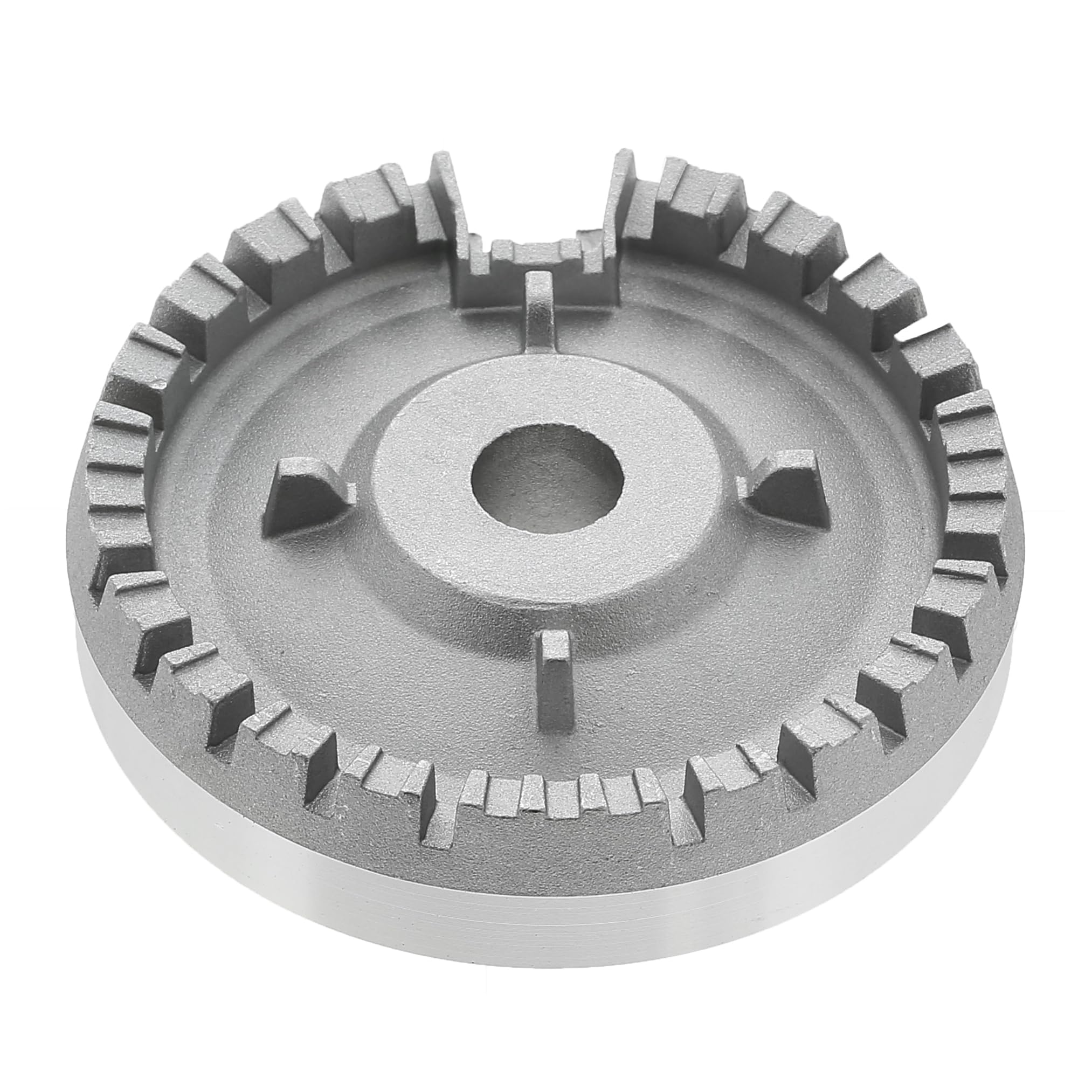 Masterpart Silver Gas Cooker Medium Hob Burner Head Crown 65Mm To Fit Beko, Lamona Gflm14020xc, Gm15325dx, Hiaw75325sx Cooker Hobs 223244071
