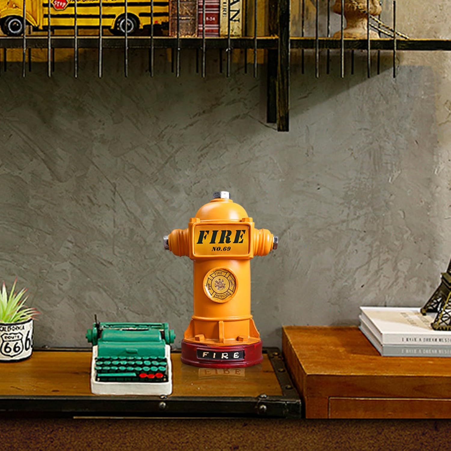 Dog Fire Hydrant Pee Post, Fire Hydrant for Dogs to Pee On, 5.9x9.5 Inch Resin Post for Potty Training Indoor, Outdoor