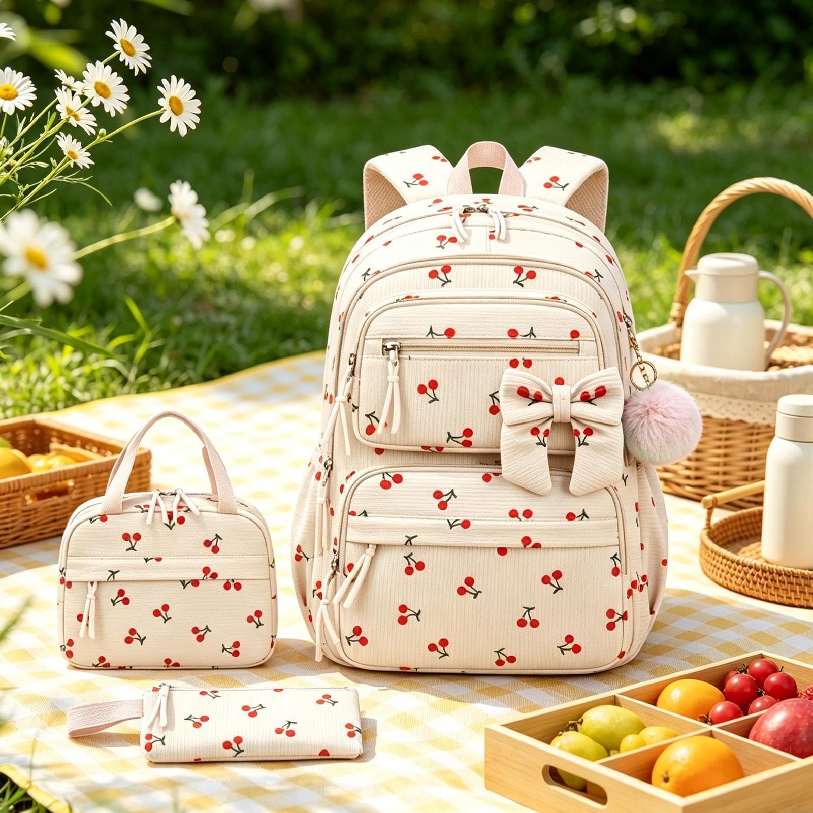 Mochila Infantil Set De 3 Piezas Impermeable Y Transpirable Escolar | Mochila Infantil De Dibujos Animados Para Niñas Niños Preescolar Primaria Regreso A Clases Viajes Estudiantes Diario