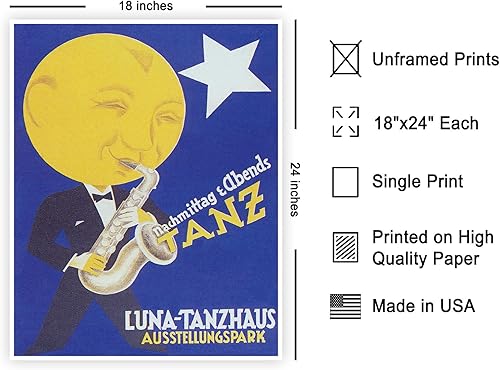 Vista 187 de Poster Master Póster de jazz vintage, impresión retro del festival de jazz de París, arte musical, regalo ideal para hombres, mujeres, músicos